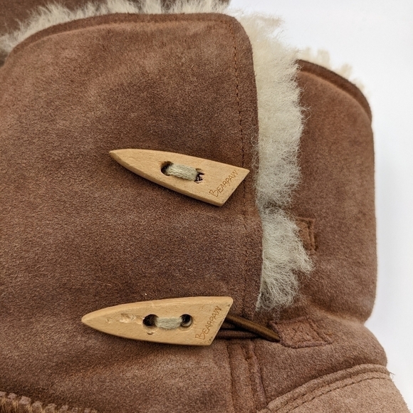 Bearpaw Lined Brown Suede Winter Boot 10 Women - Picture 6 of 8